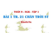 Bài 1 trang 21 Toán 9 Chân trời sáng tạo Tập 1